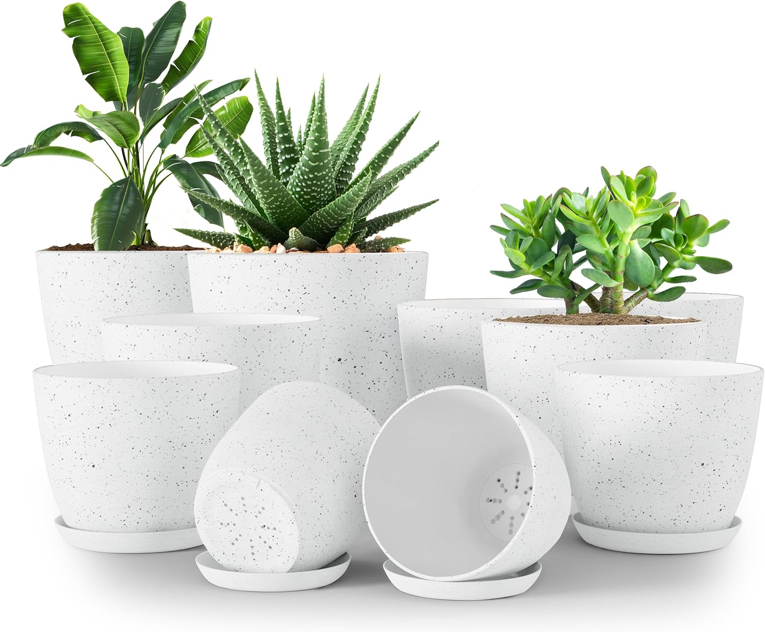 Utopia Home Plant Pots Indoor with Drainage Holes