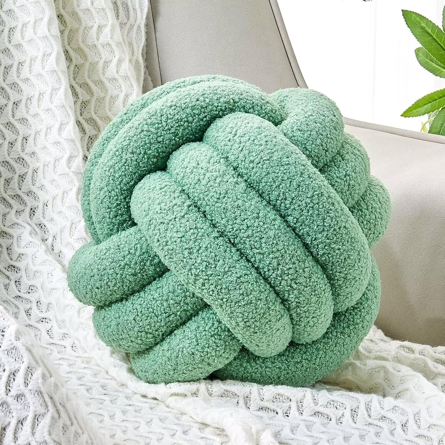 Uvvyui Knot Pillow Ball Soft Home Decorative