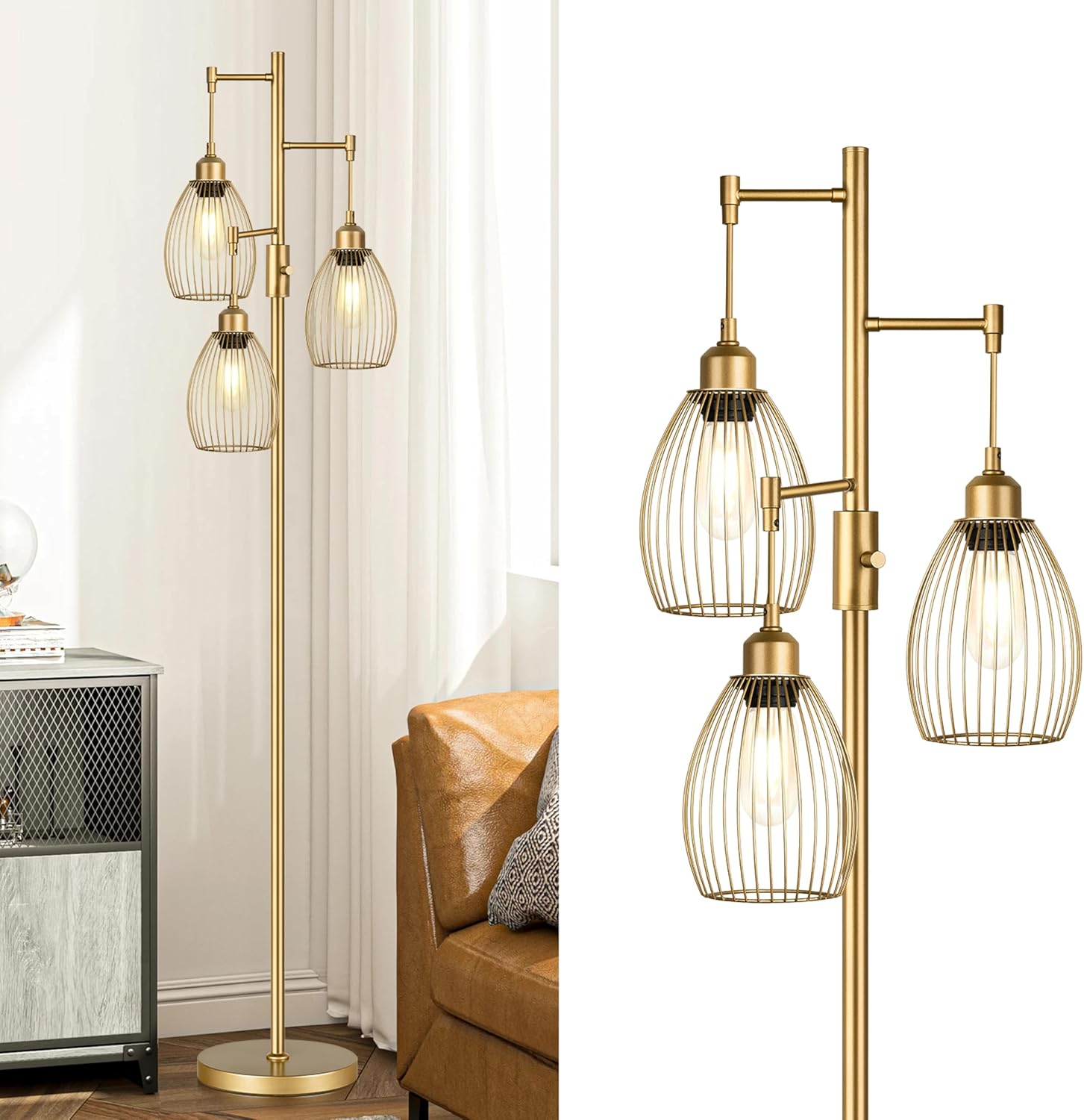 Torondo Dimmable Floor Lamp for Living Room