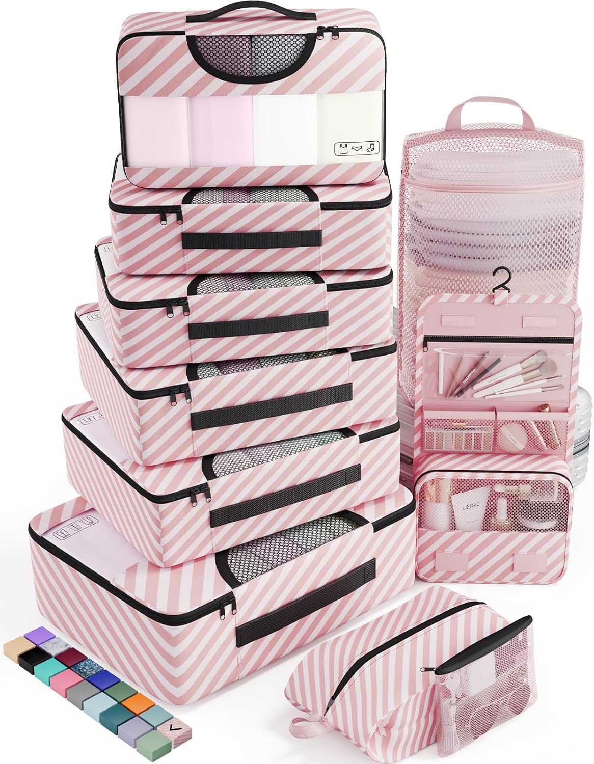Veken Packing Cubes Set, Travel Luggage Organizers