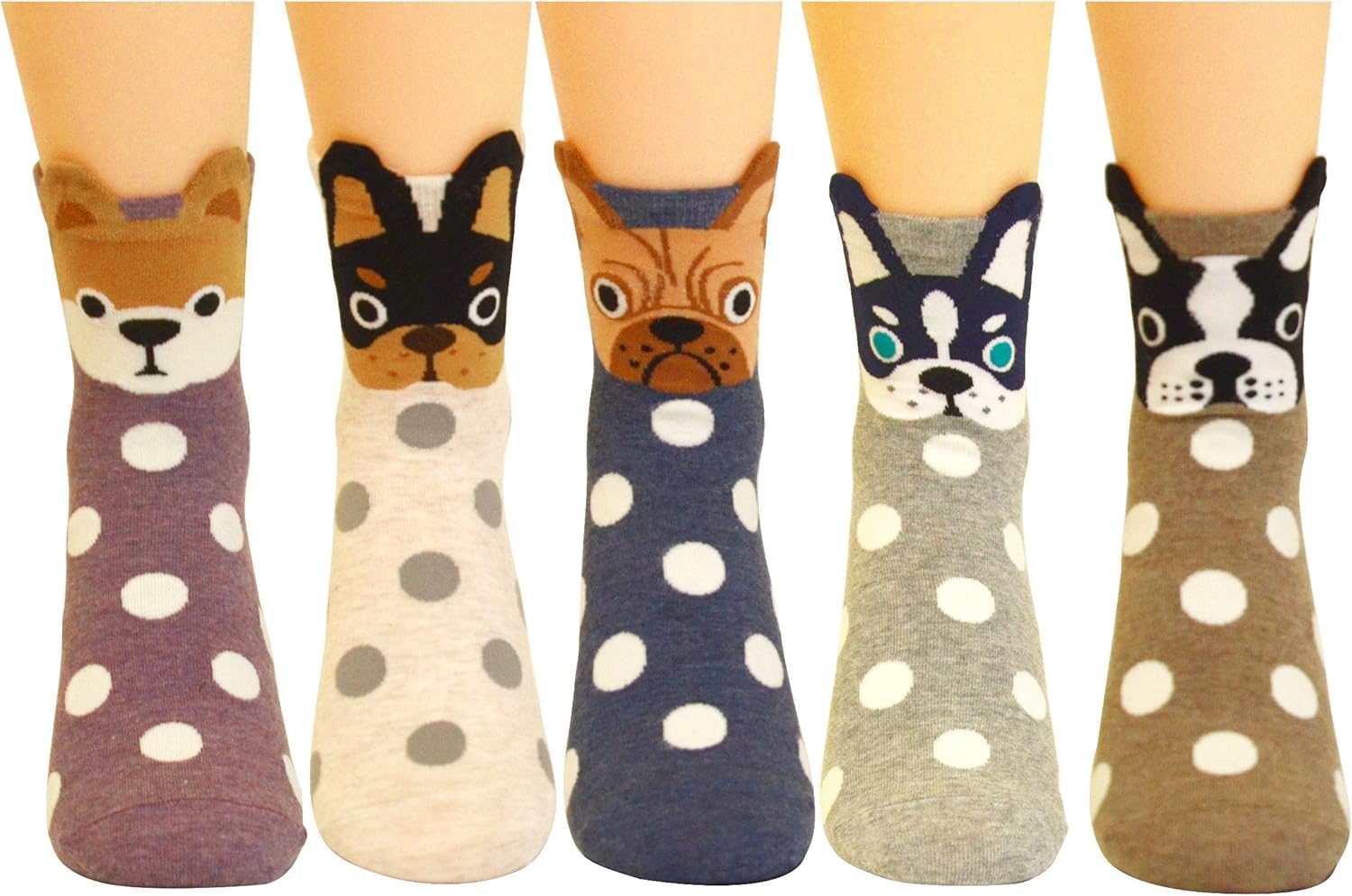 Jeasona Women's Cat Socks Cute Animal Socks