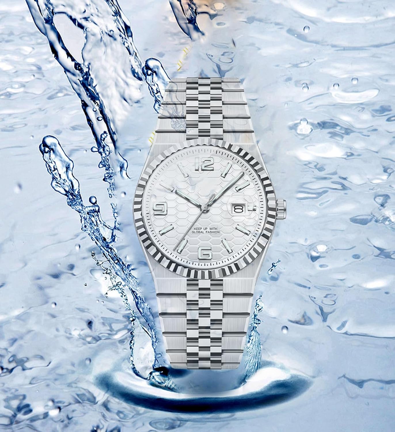 BESTKANG Waterproof Dress Watch for Men