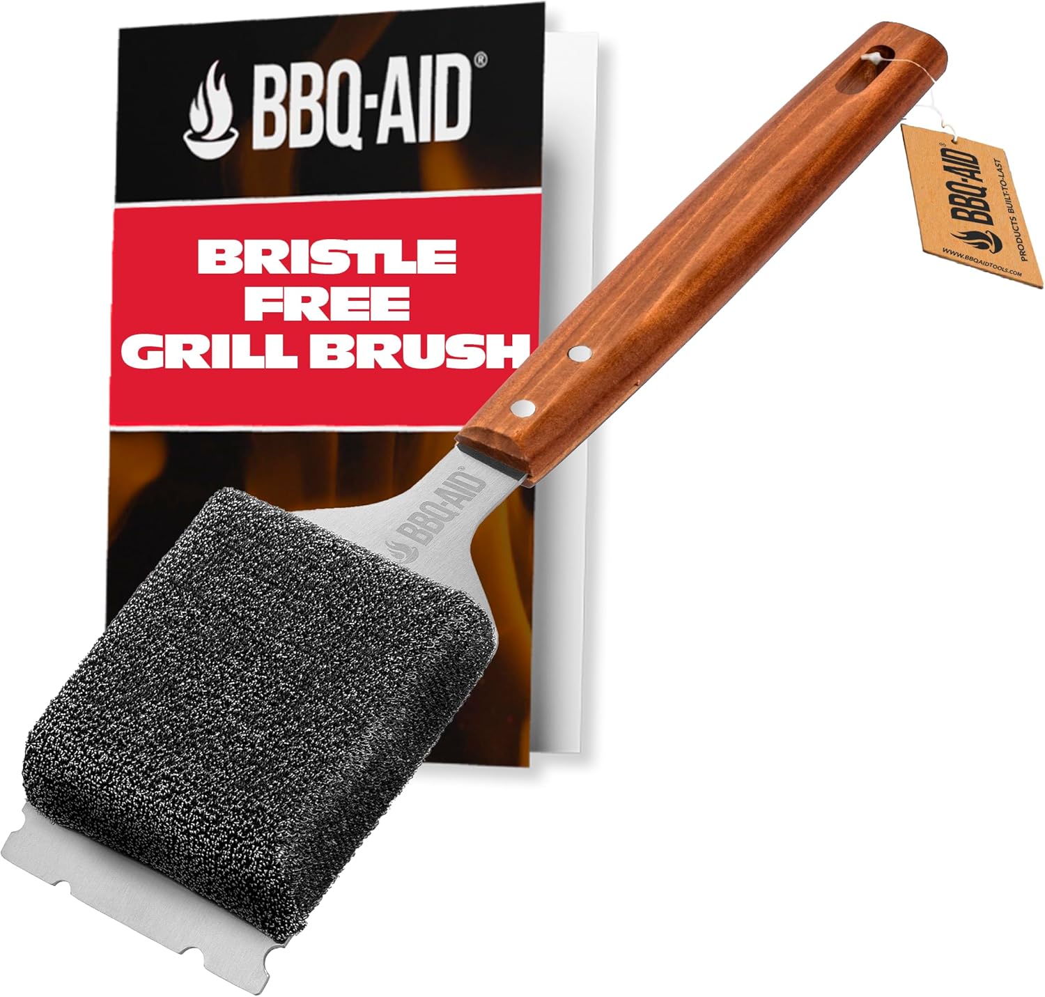 BBQ-AID Bristle Free Grill Brush and Scraper