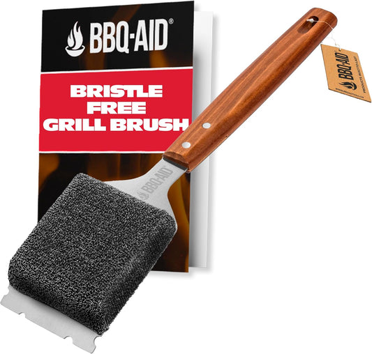 BBQ-AID Bristle Free Grill Brush and Scraper