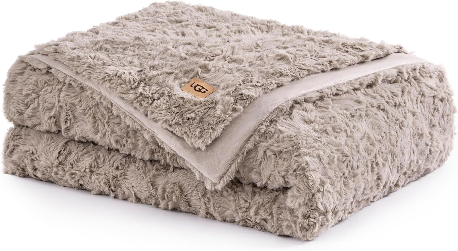 UGG Adalee Faux Fur Throw Blanket Luxury Lightweight