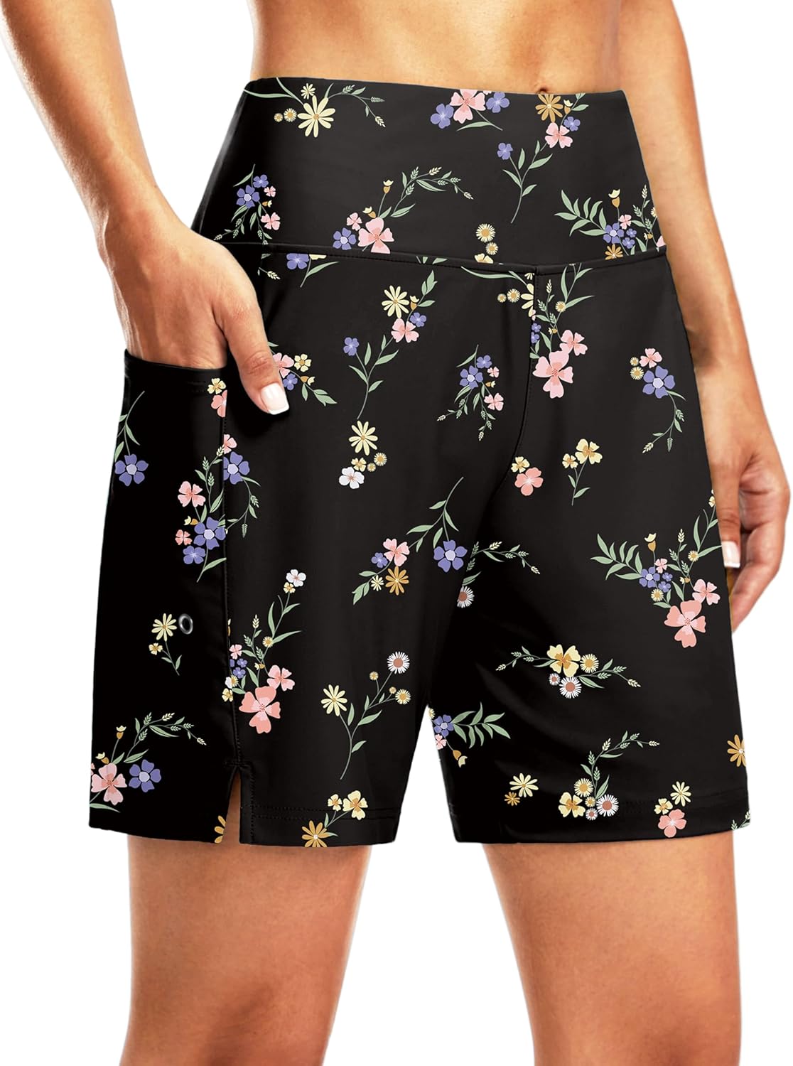 Women’s Swim Board Shorts with Liner Pockets