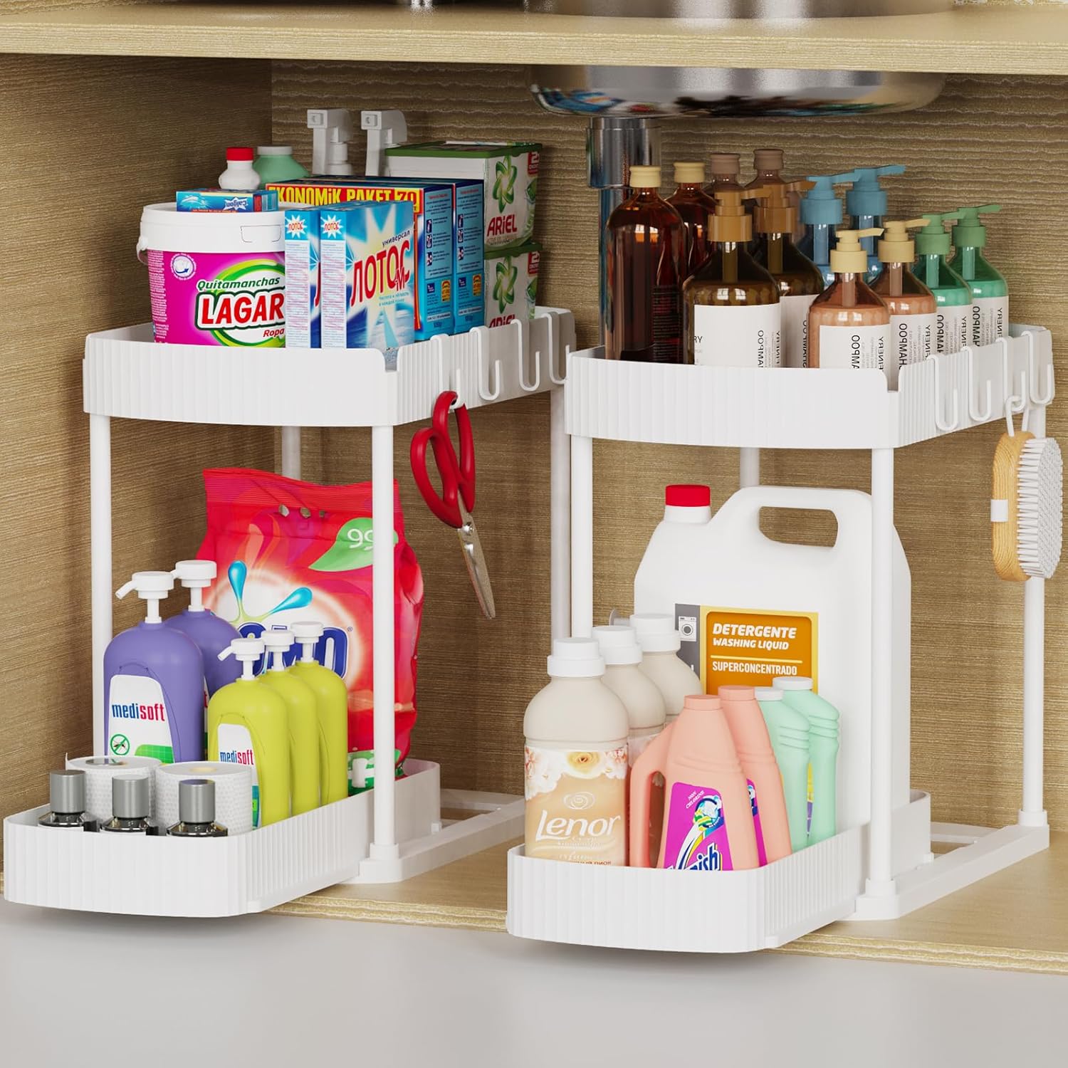 2-Pack Pull-Out Storage Organizers