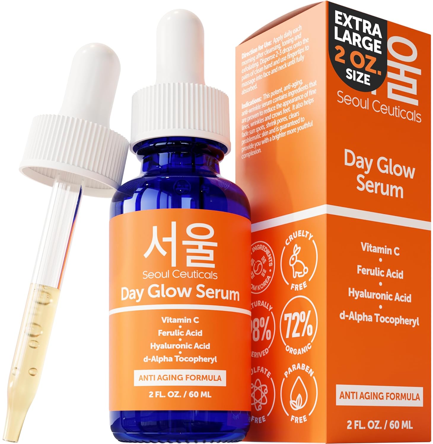 SeoulCeuticals 20% Vitamin C + Hyaluronic Acid Serum