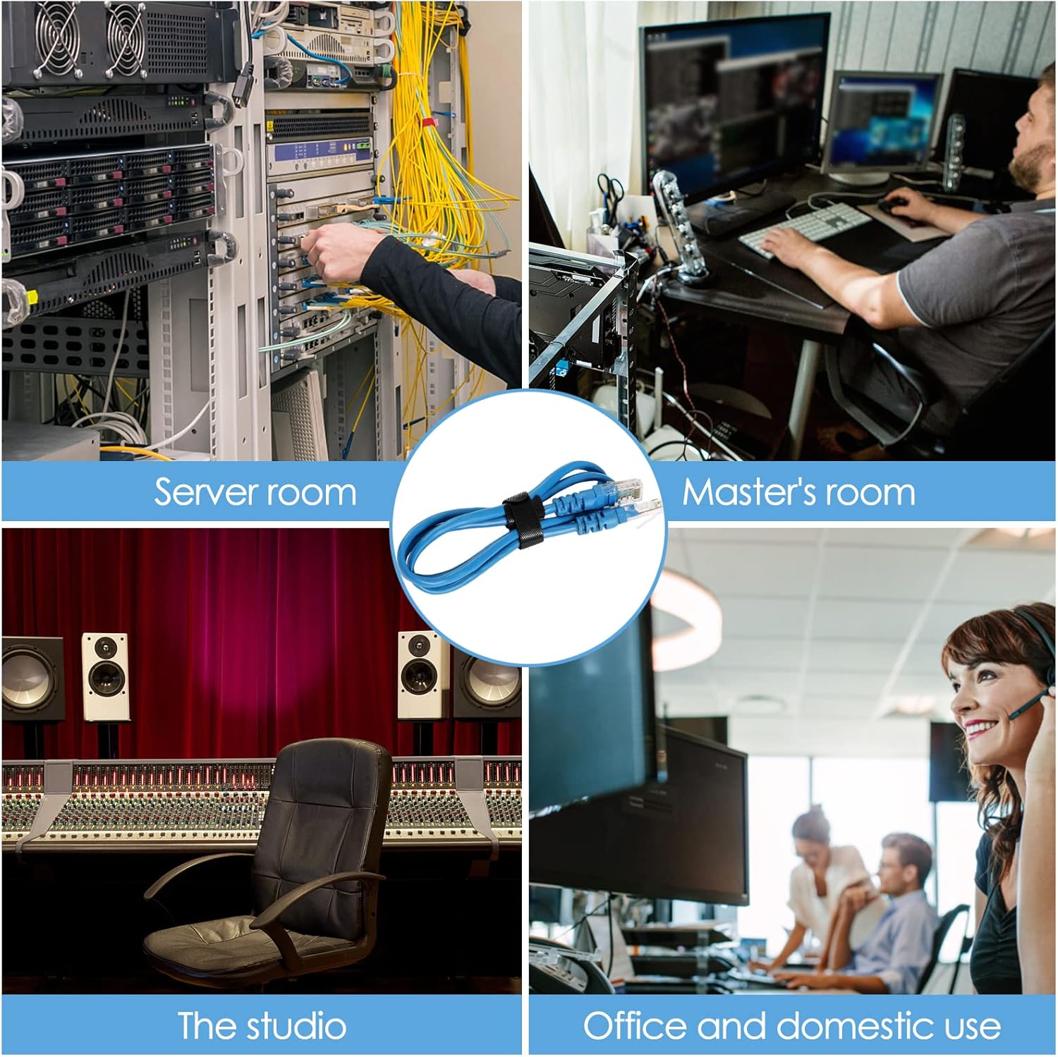 Cable Ties Reusable Multi-Purpose Wire Ties