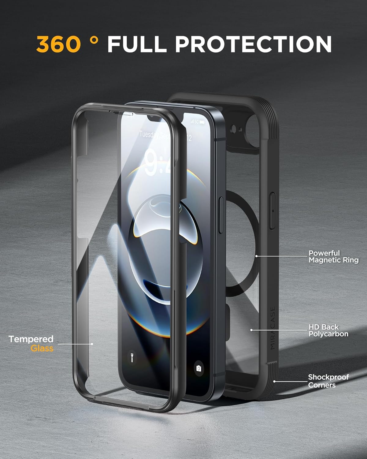 Miracase Magnetic iPhone 16e Case