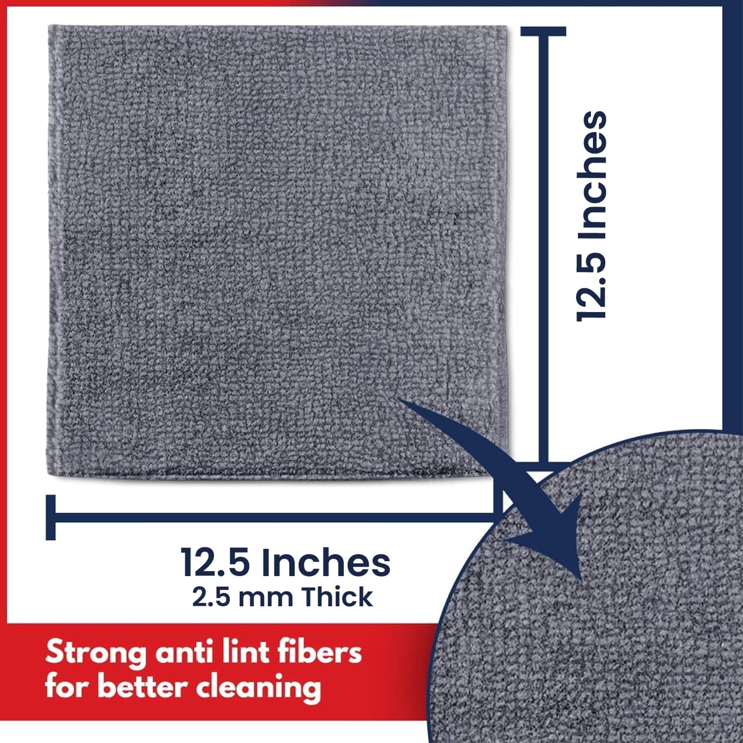 USANOOKS Microfiber Cleaning Cloth Towels
