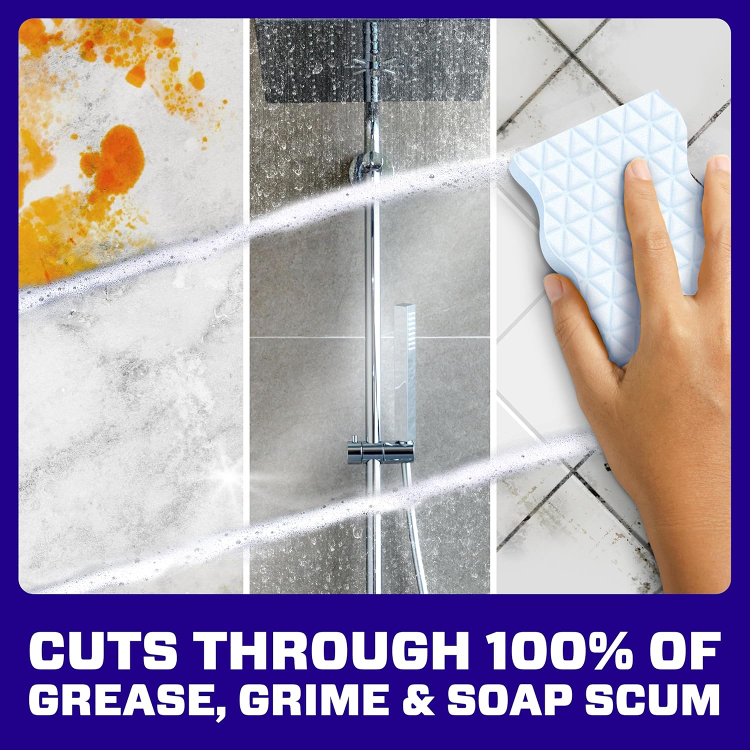 Foaming Sponge Cleaner for Home Surfaces