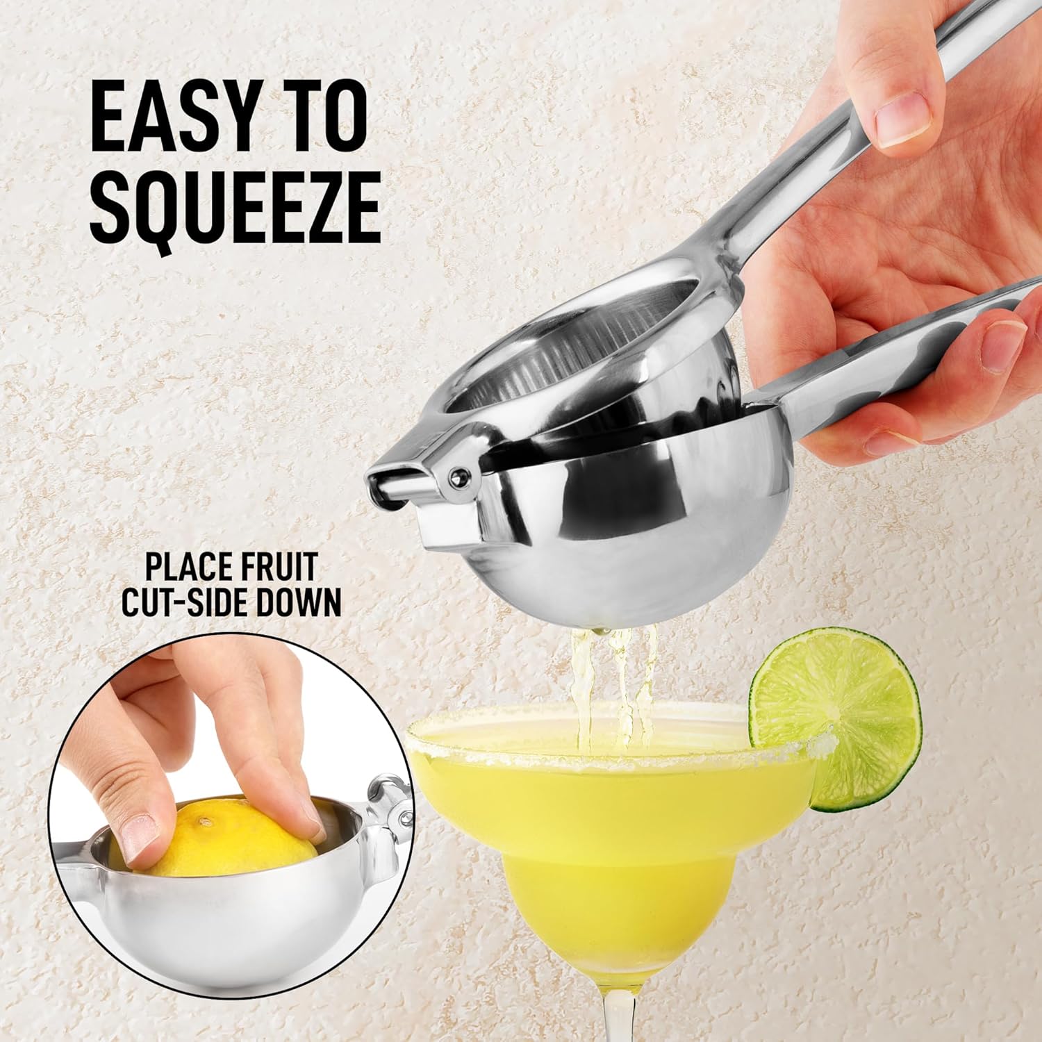 Zulay Kitchen Extra Large Lemon Squeezer