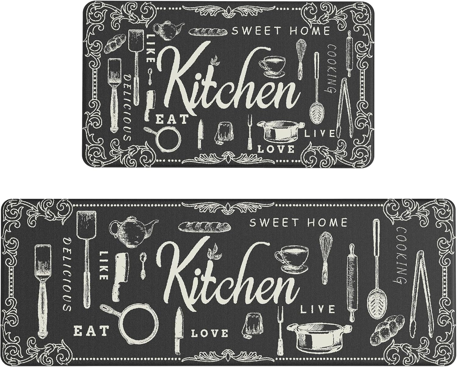 GENIMO Kitchen Mats for Floor 2PCs