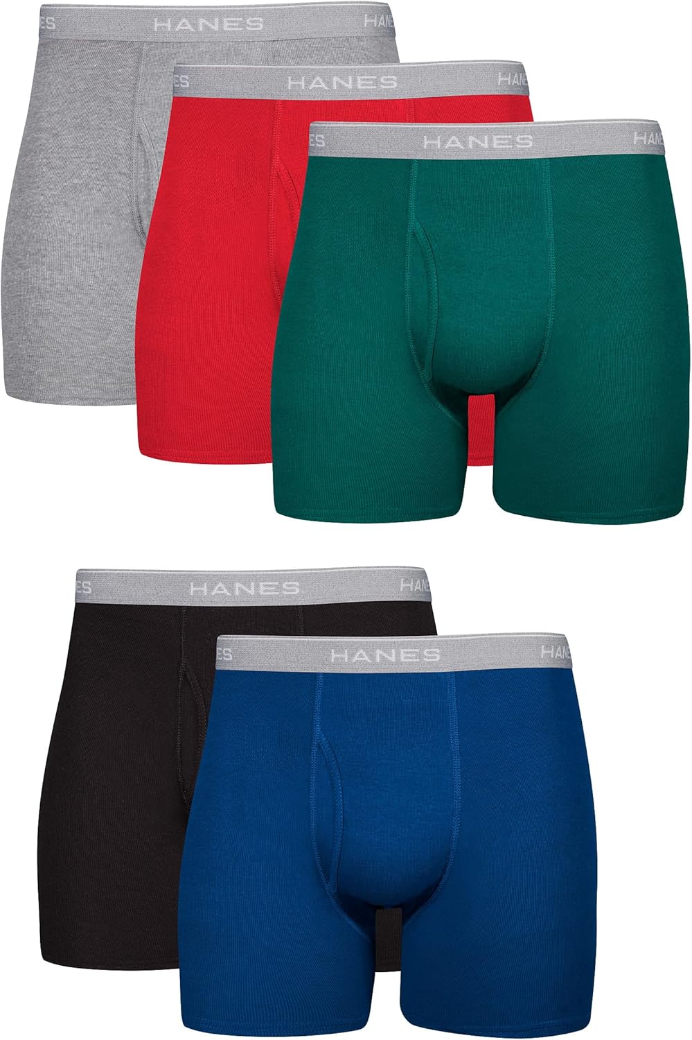 Hanes Men’s Boxer Briefs Cool Dri Cotton