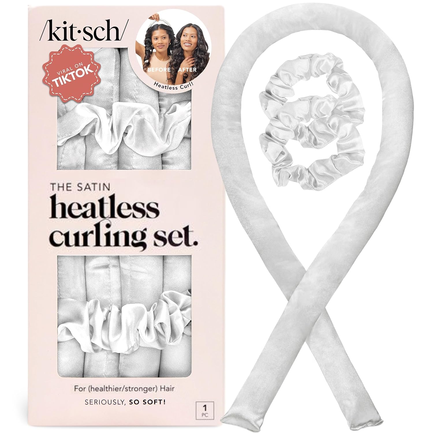 Kitsch Satin Heatless Curling Set