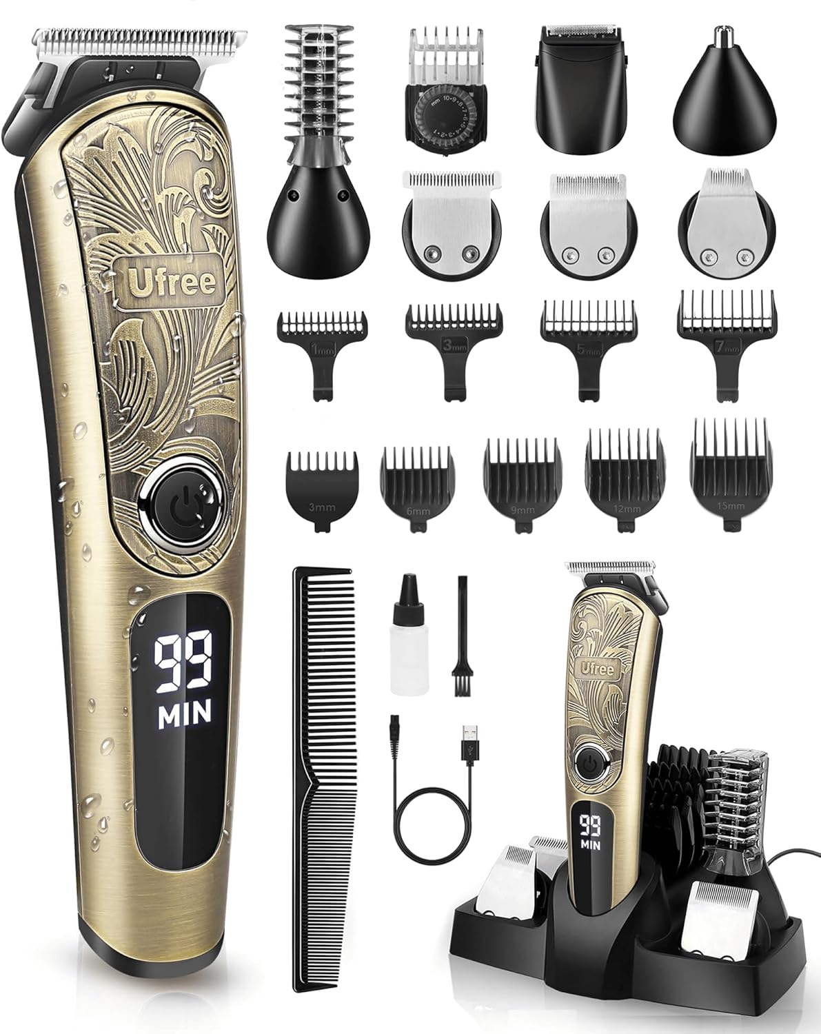 Ufree Waterproof Beard Trimmer