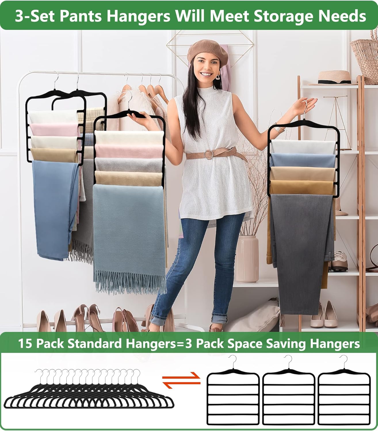 Closet Organizers 3 Pack Space