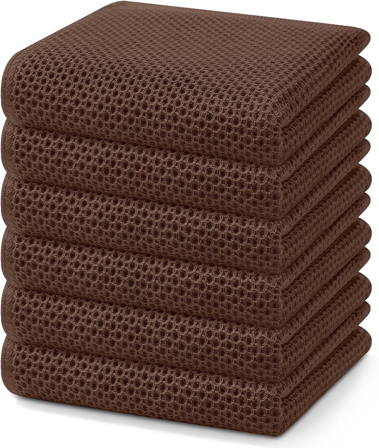 Homaxy 100% Cotton Waffle Dish Cloths