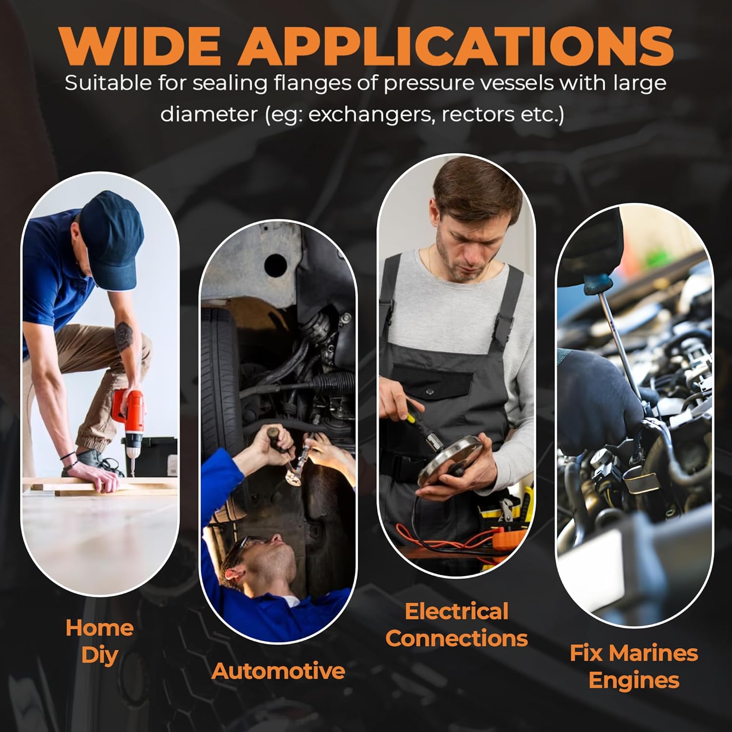 Premium Copper Crush Washer Assortment Kit