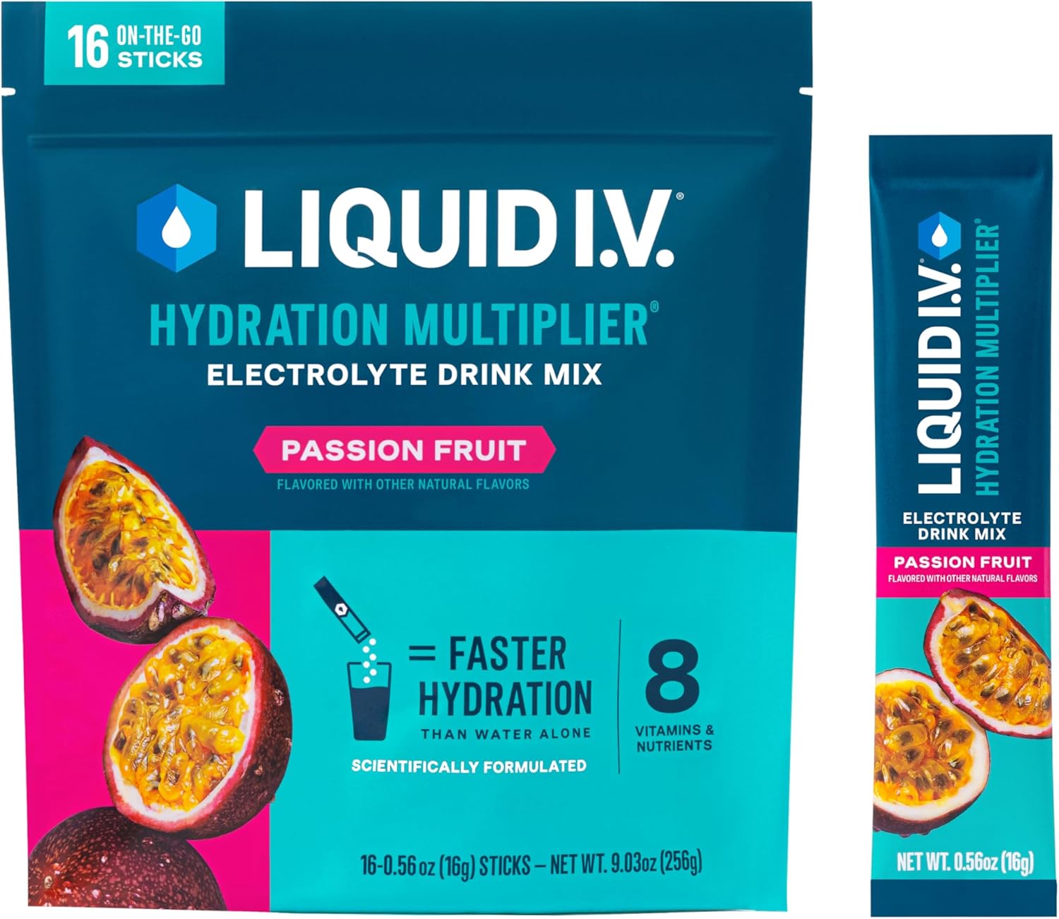 Liquid I.V. Hydration Multiplier – Lemon Lime Electrolyte Drink