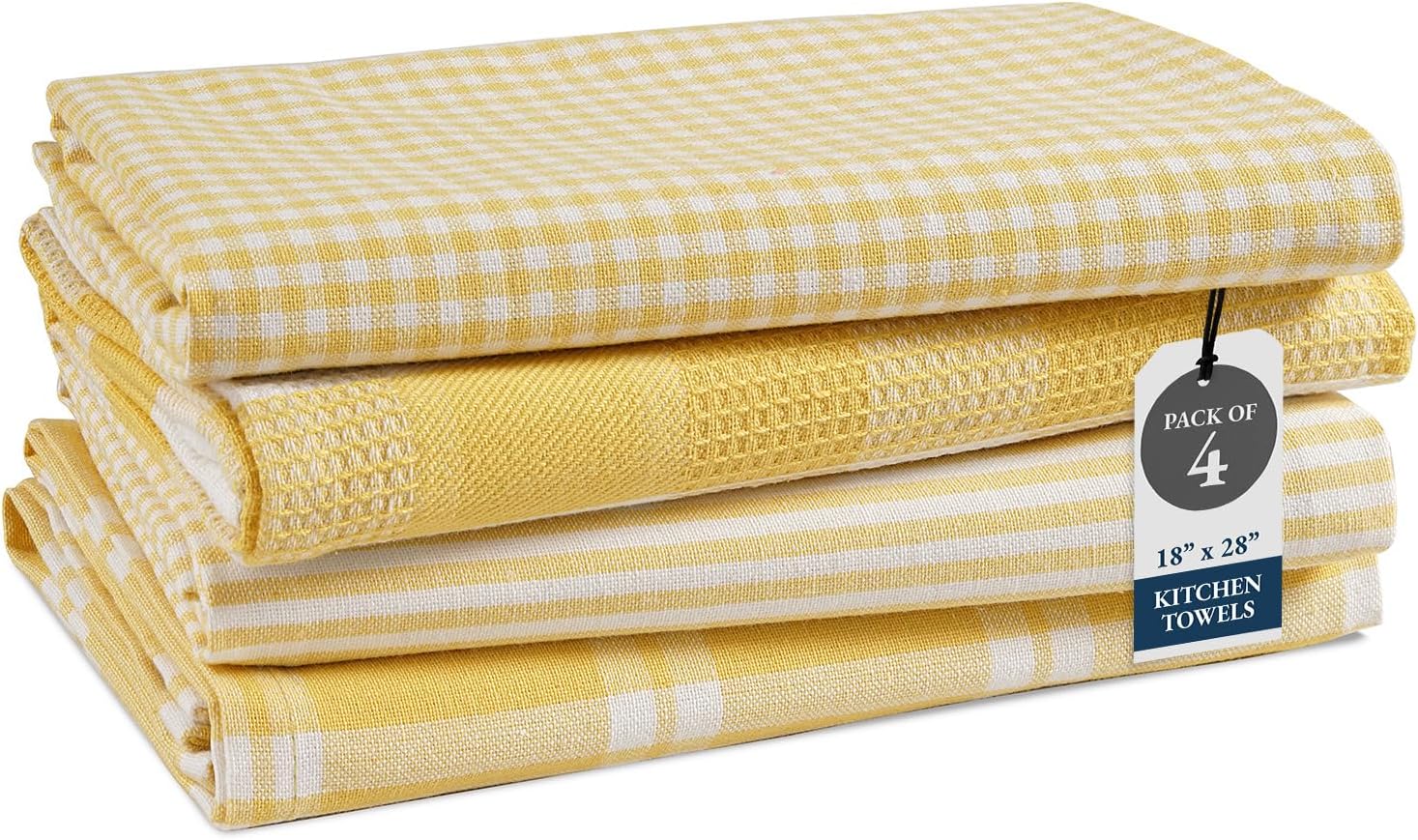 LANE LINEN Kitchen Towels and Dishcloths Sets
