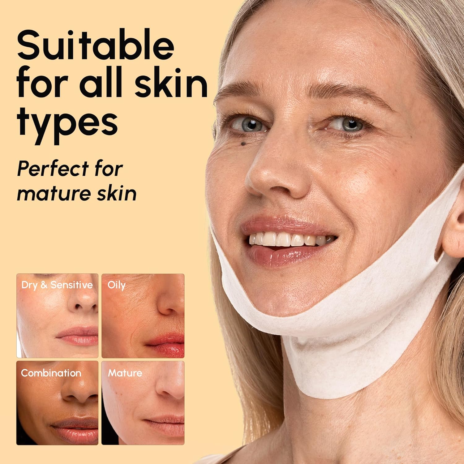 MAREE V Line Lifting Mask with 24K Gold