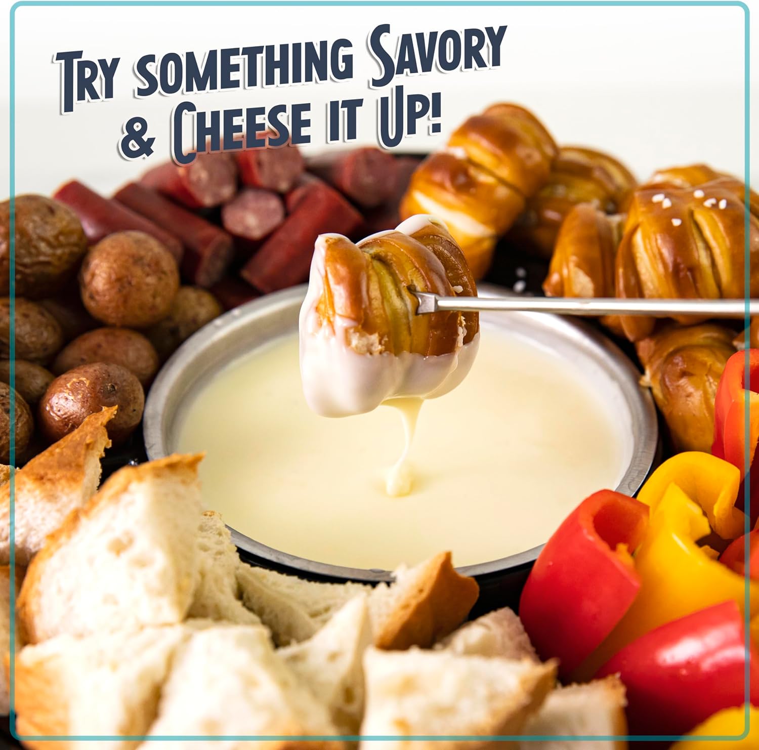 Nostalgia Electric Fondue Party Set