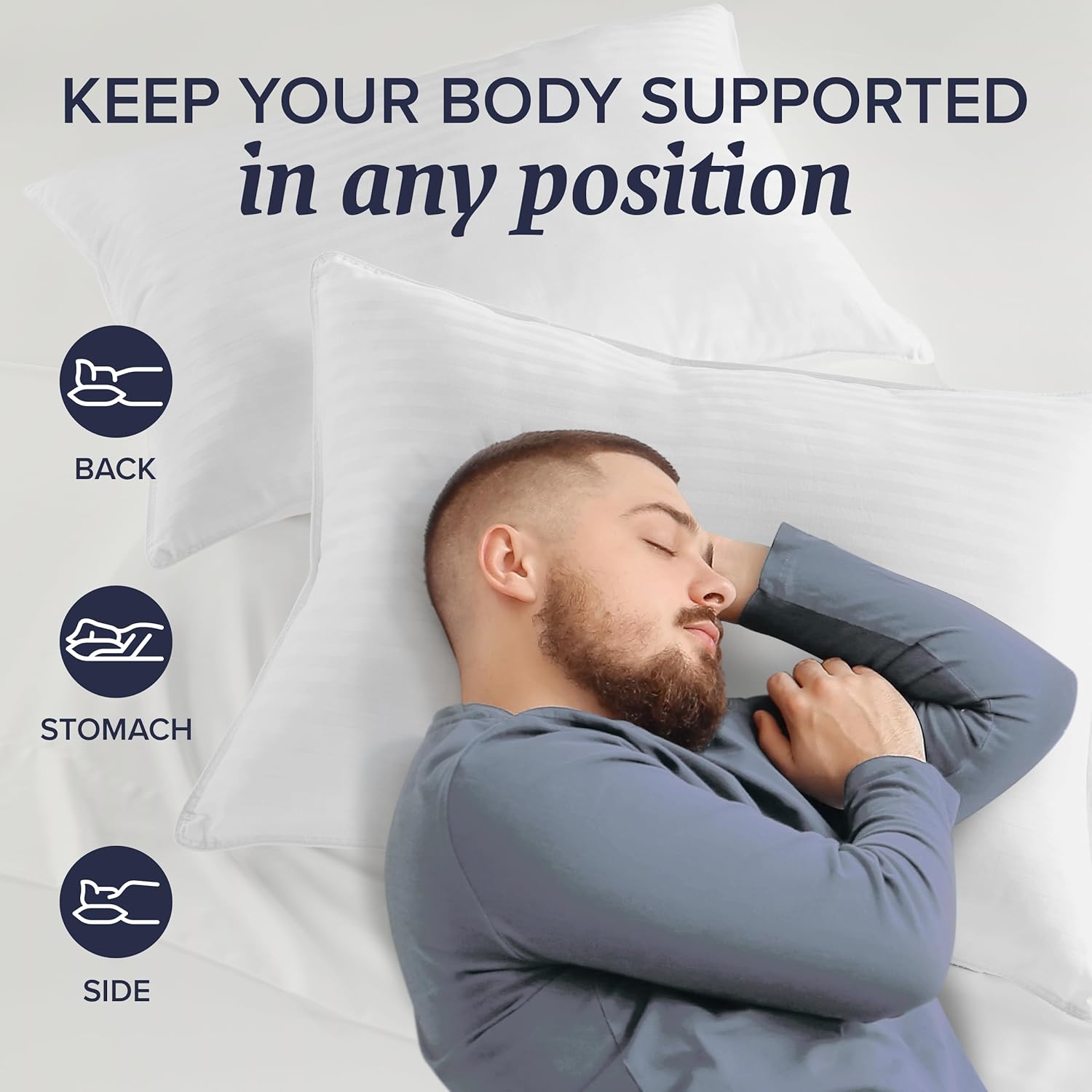Beckham Hotel Collection Bed Pillows Set