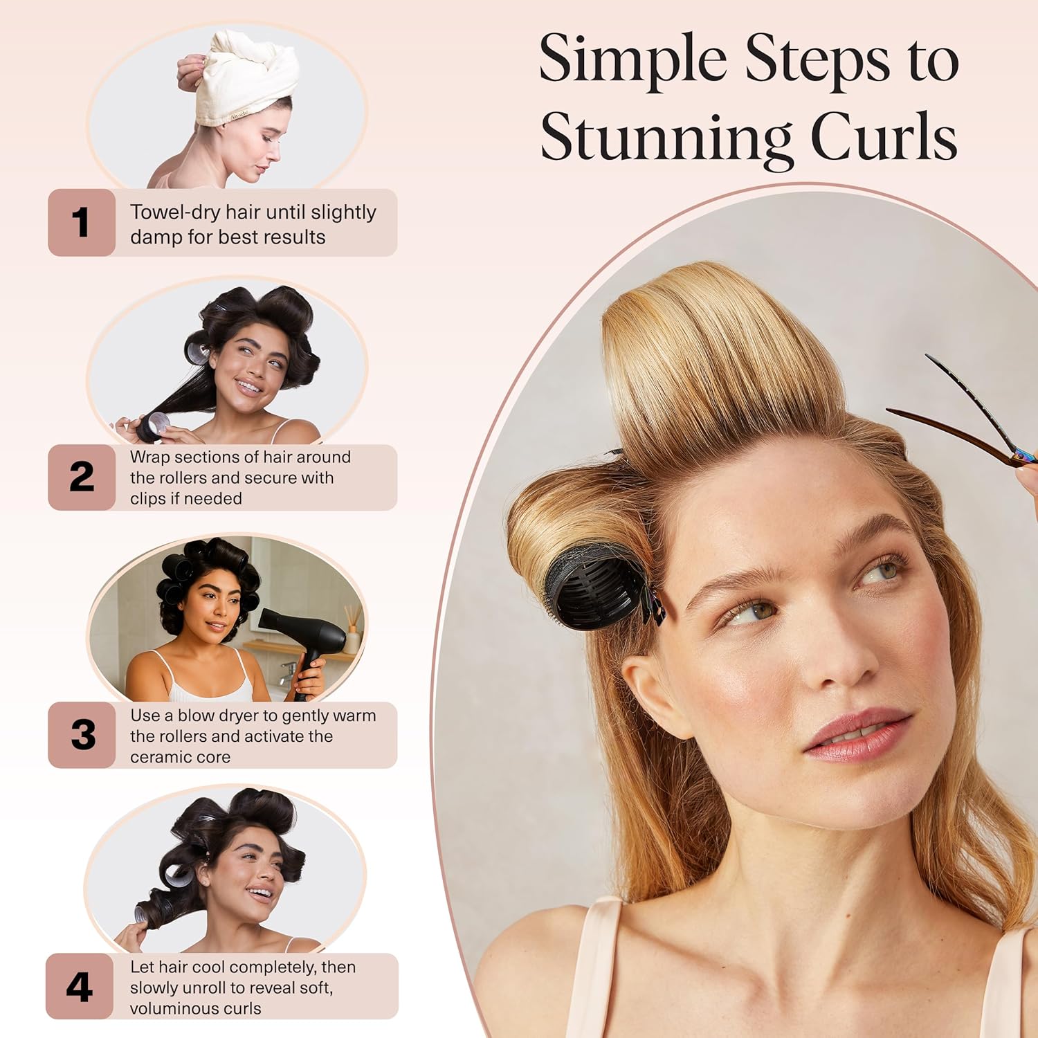 Kitsch Ceramic Thermal Hair Rollers