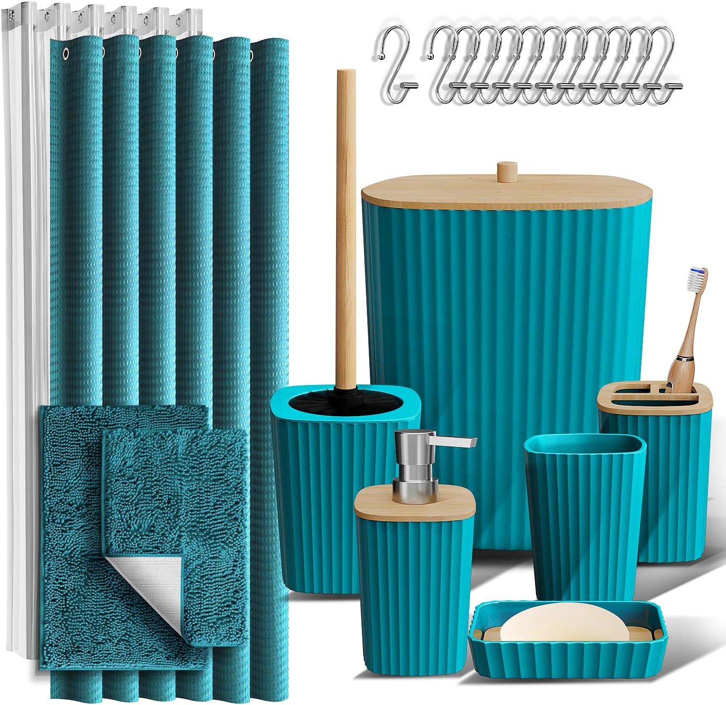 Clara Clark Bathroom Accessories Set