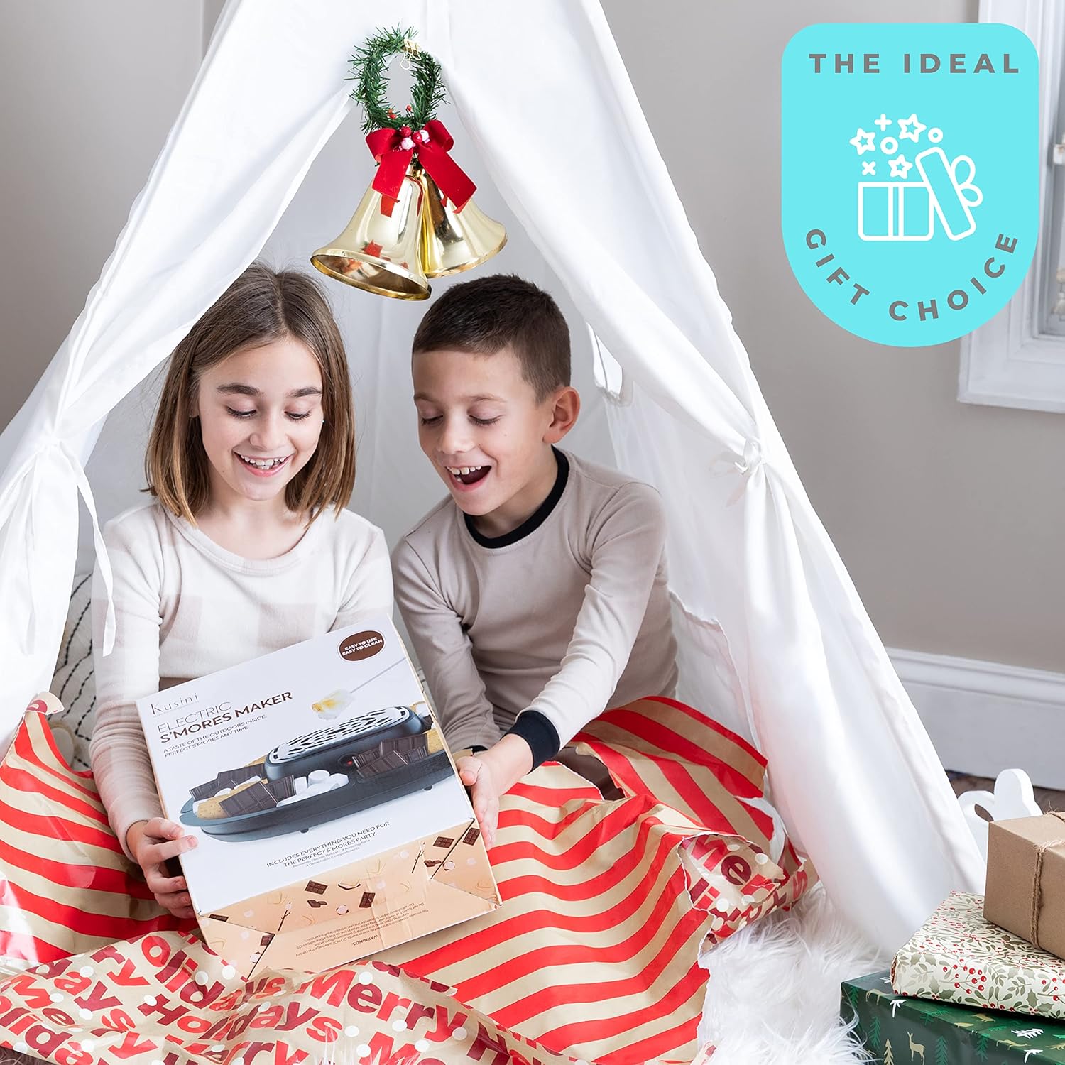 Kusini Smores Maker Tabletop Electric Marshmallow Roaster