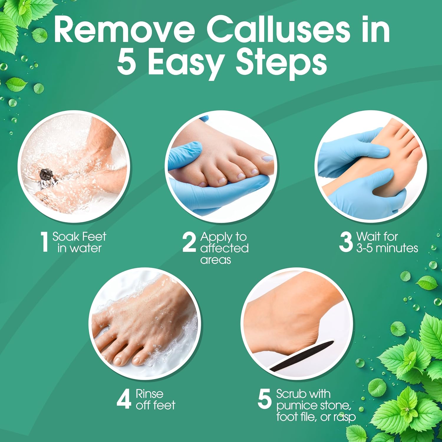 DeEnti Callus Remover for Feet Extra Strength Foot Callus Remover Gel