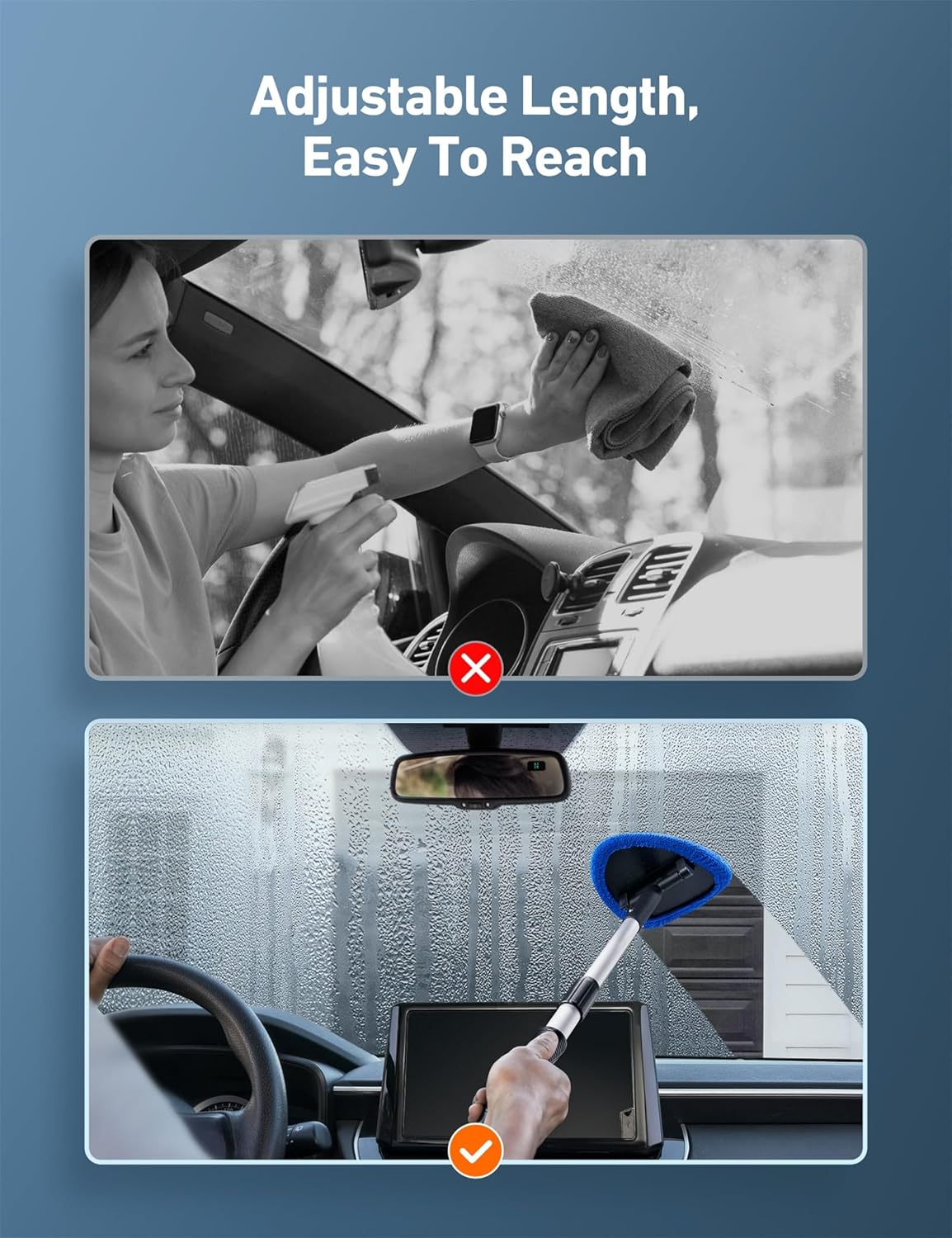 AstroAI Windshield Car Interior Detailing Cleaning Kit