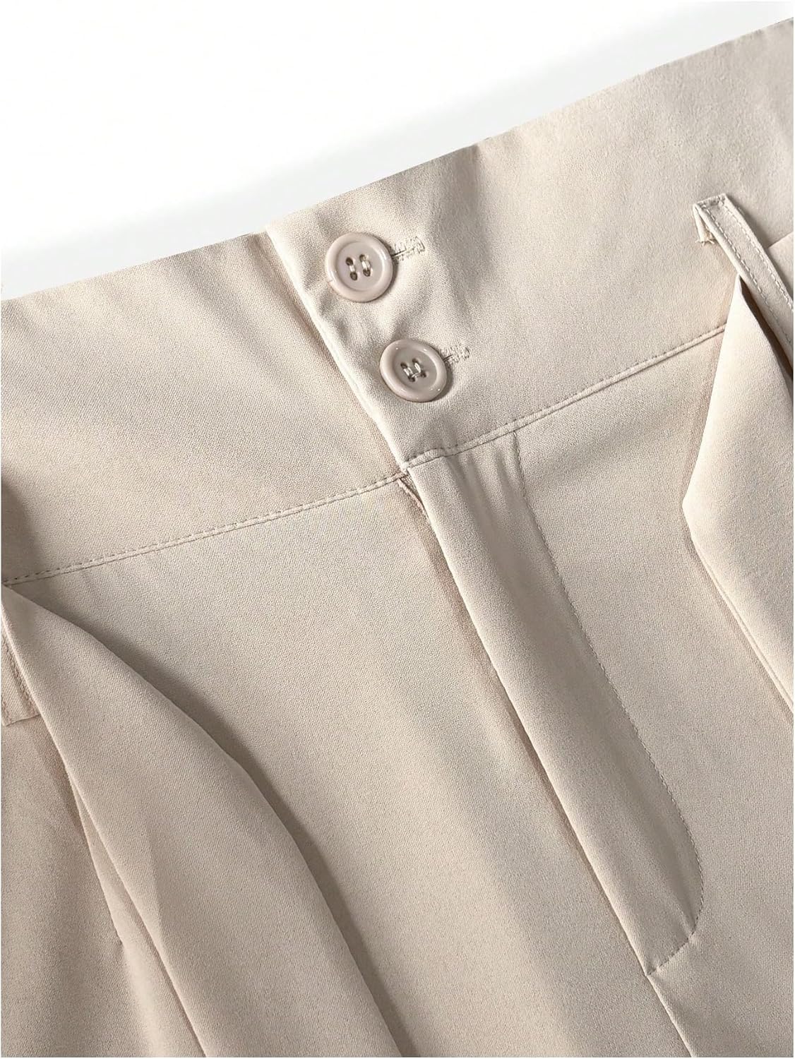 GORGLITTER Men's Casual Wide Leg Dress Pants