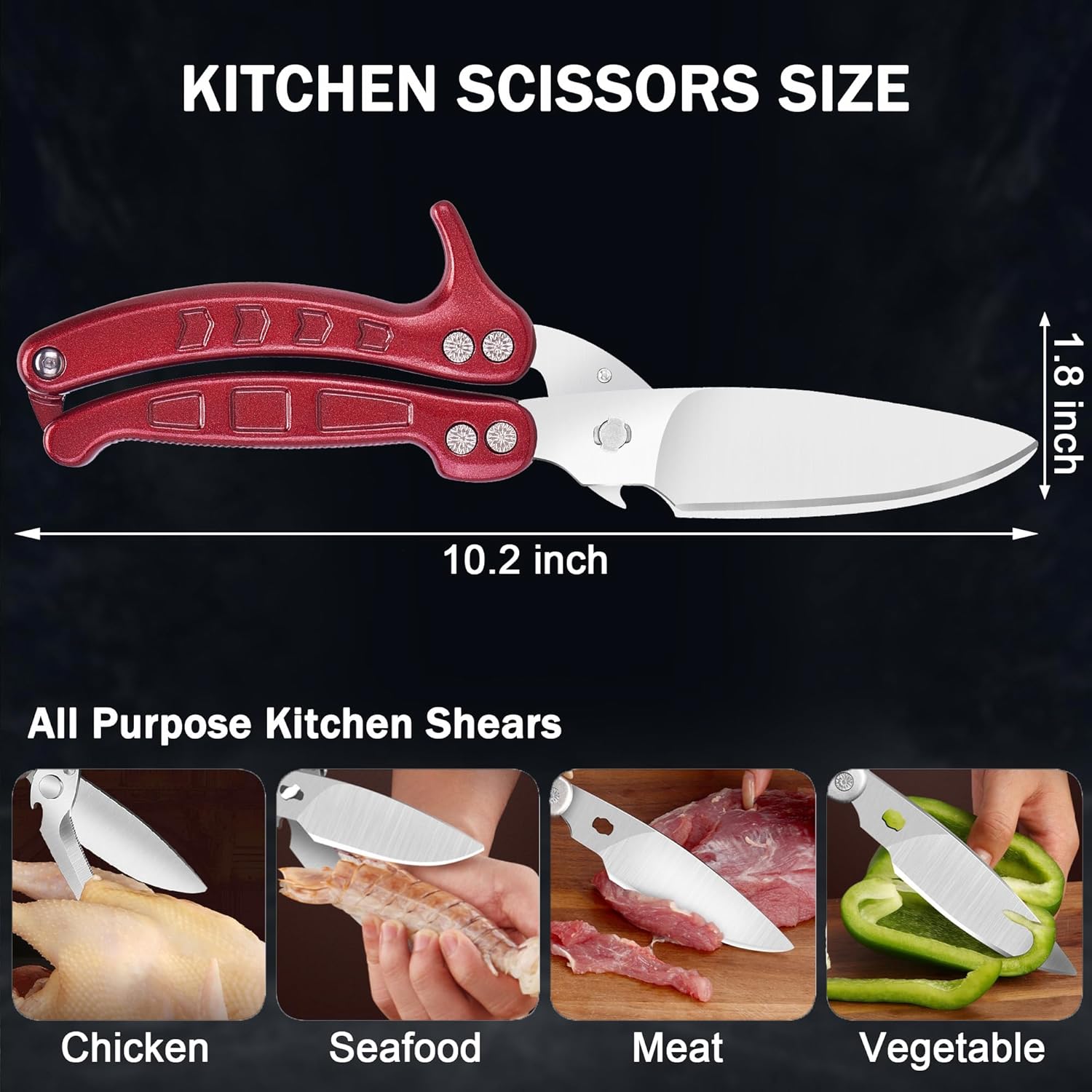 Kitchen Shears Heavy Duty Poultry Shears Meat Cutting