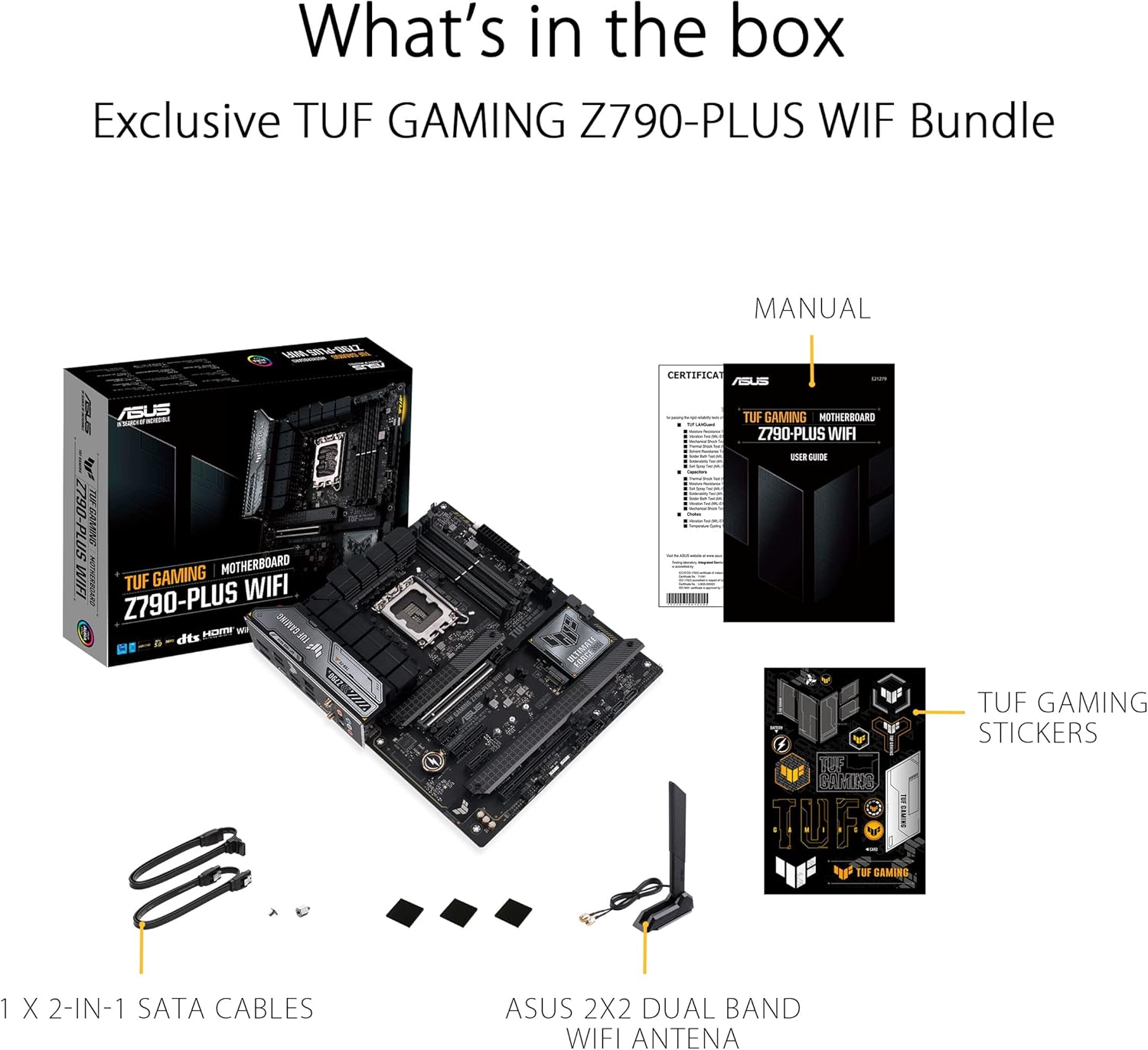 ASUS TUF Z790-Plus WiFi ATX Motherboard