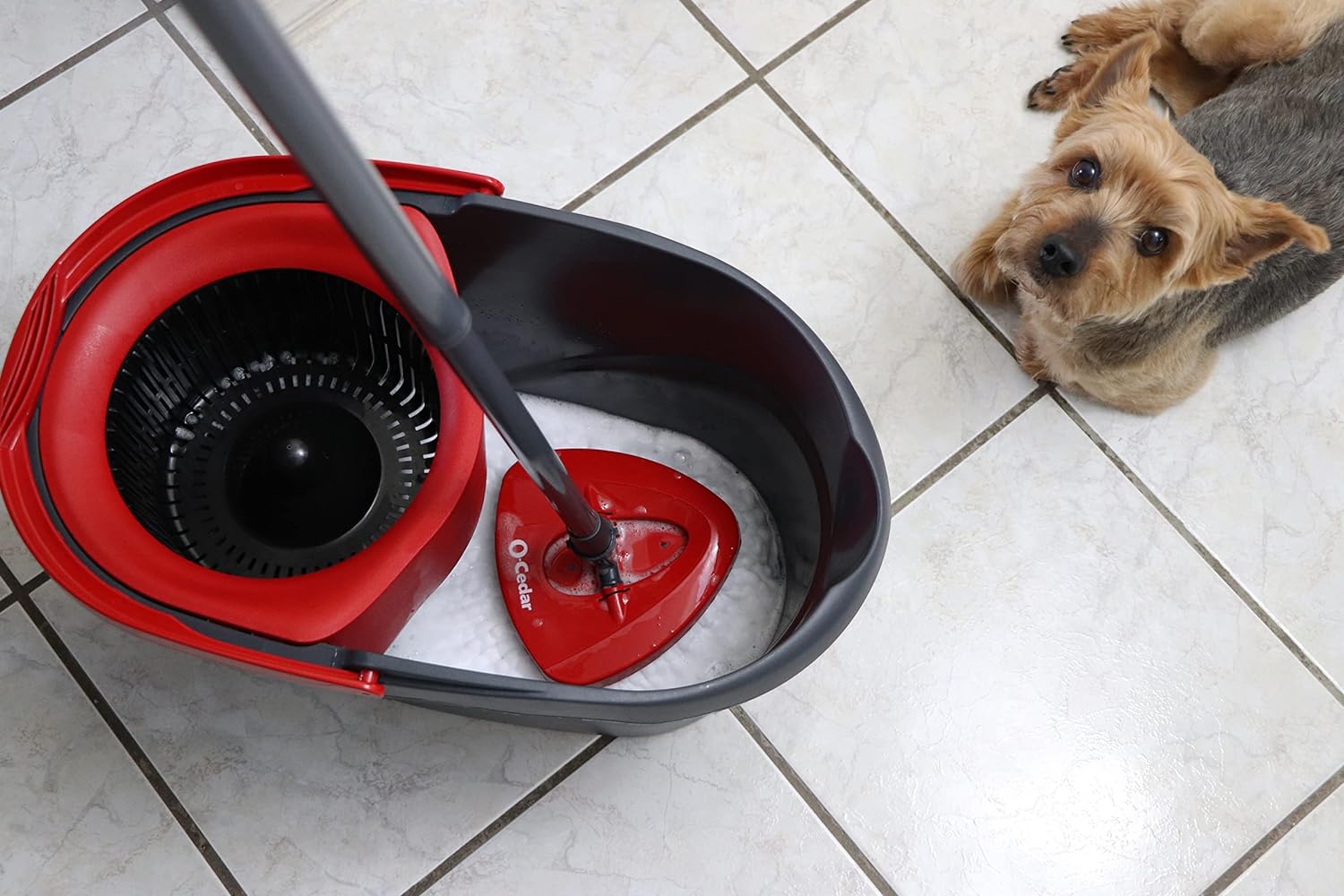 O-Cedar Spin Mop, Bucket Floor Cleaning