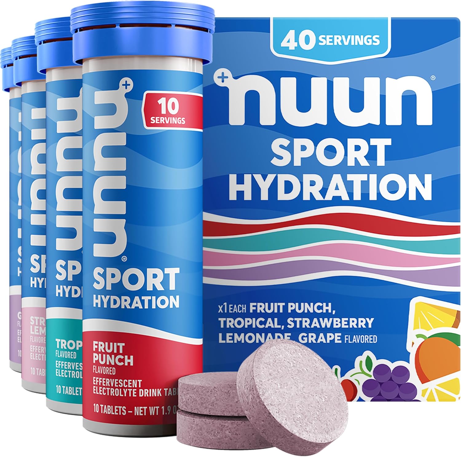 Nuun Sport Electrolyte Tablets with Magnesium