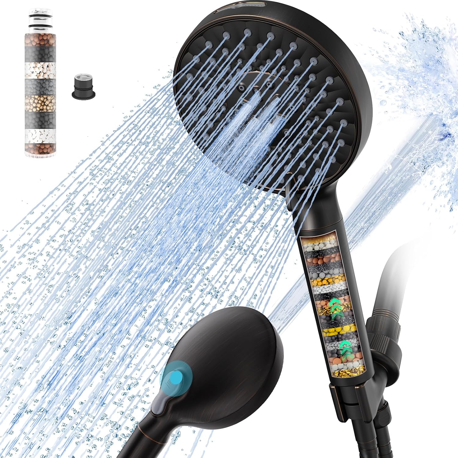 Filtered Handheld Shower Head
