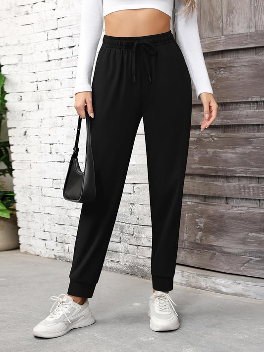 Missufe Women's High Waisted Baggy Sweatpants