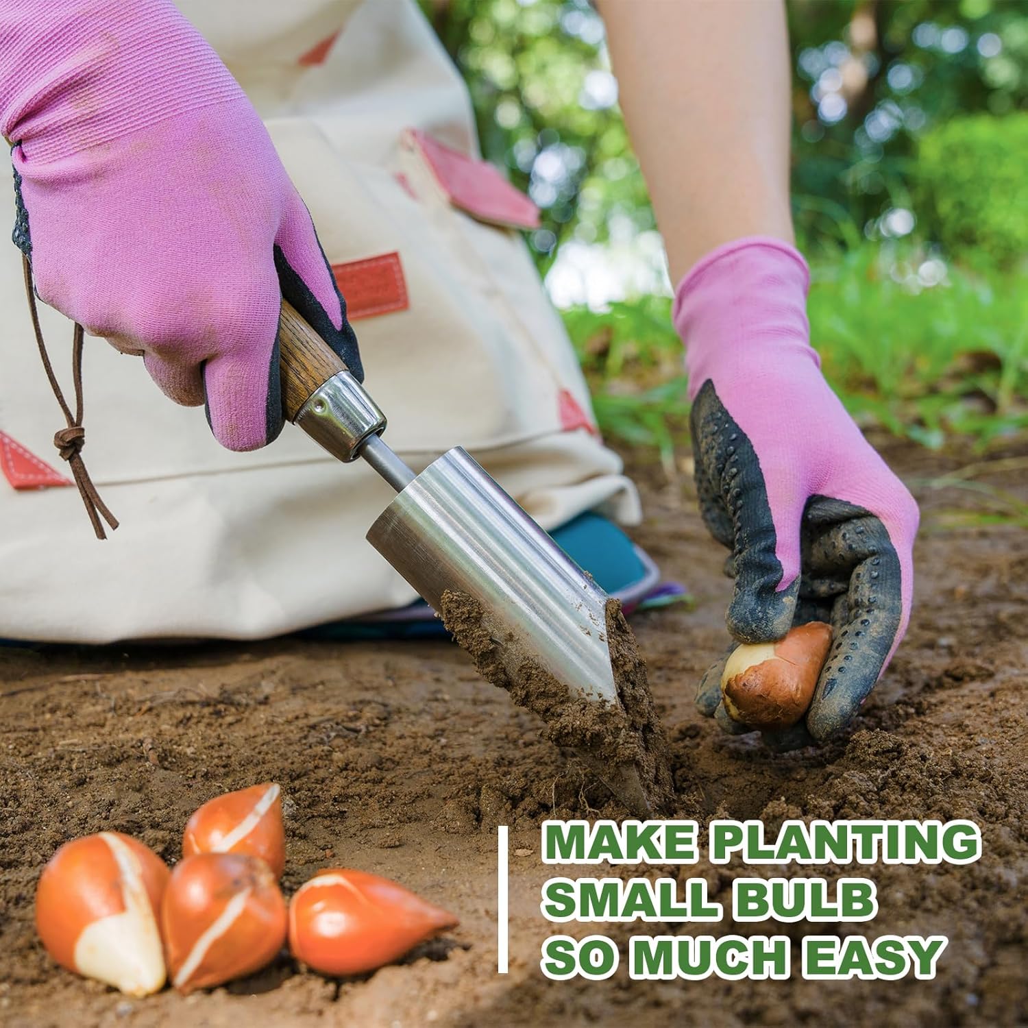 Haliaeetus Small Bulb Planter Tool for Seed Planting