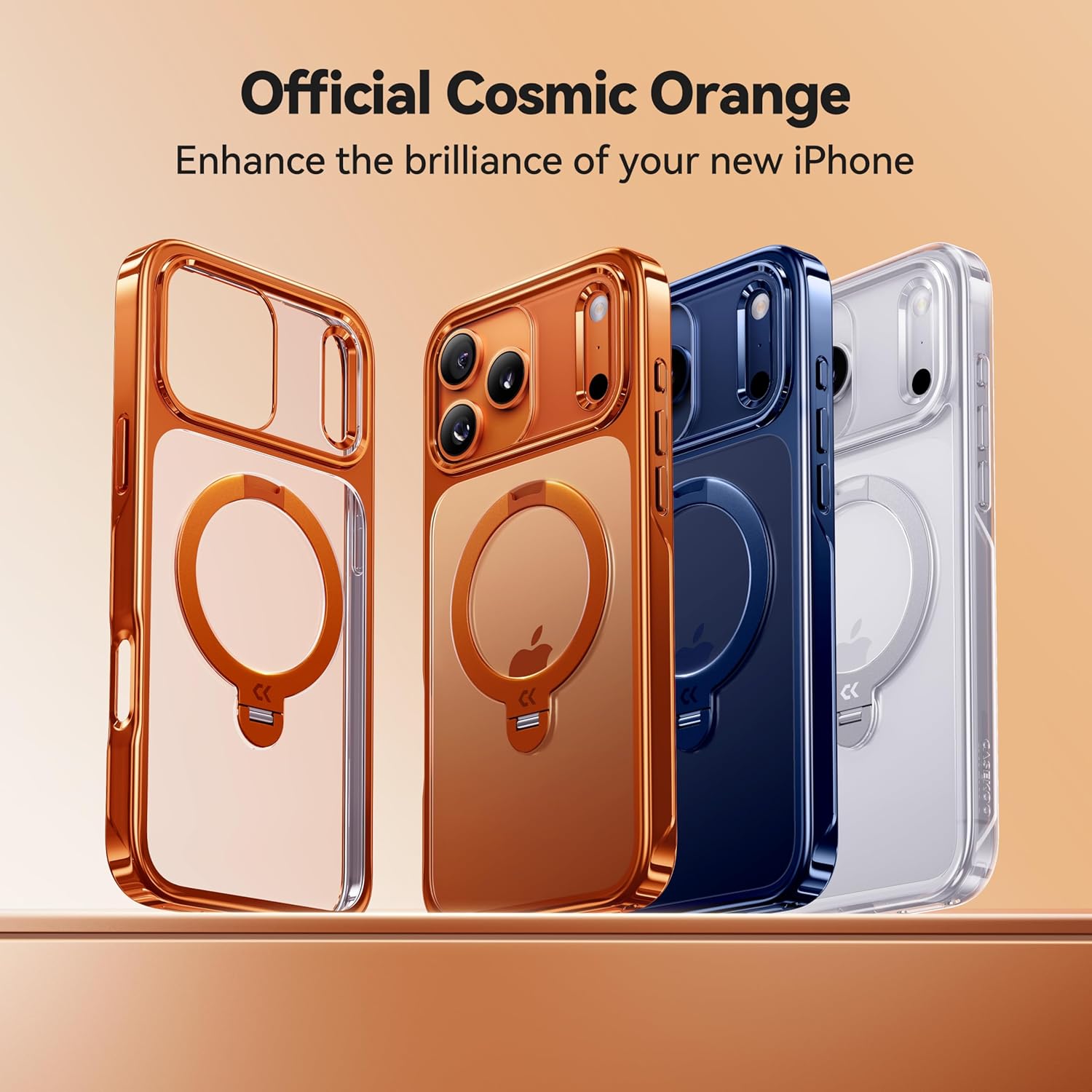 CASEKOO Cosmic Orange for iPhone 17 Pro Max Case