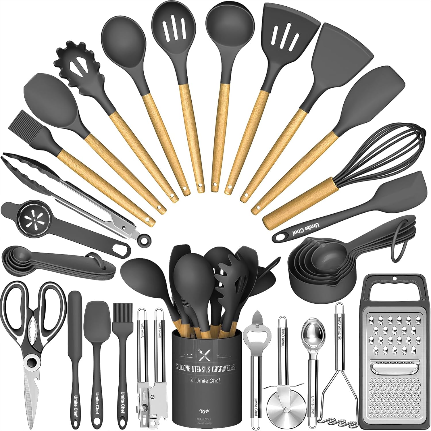 Umite Chef Silicone Kitchen Utensil Set