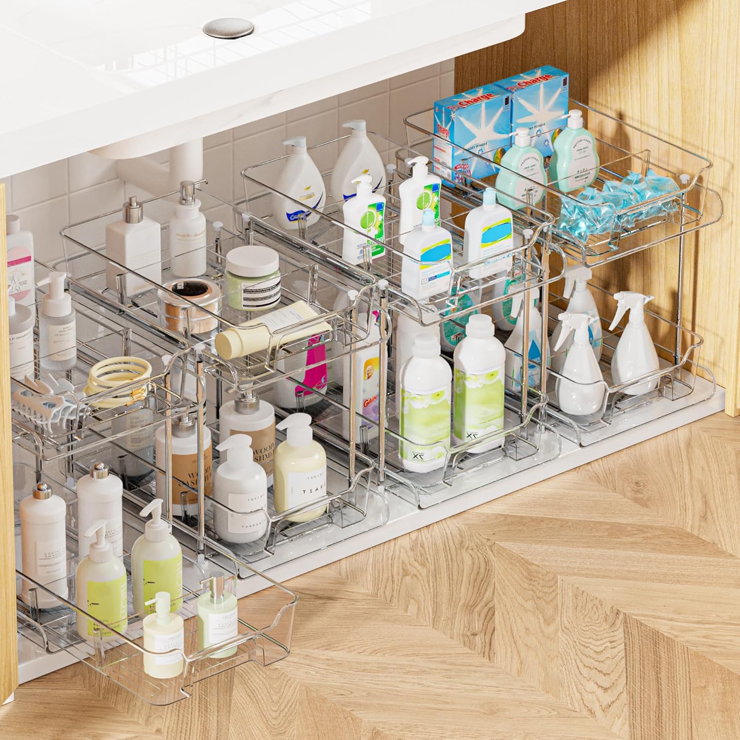 Vtopmart Bathroom & Kitchen Under Sink Organizer