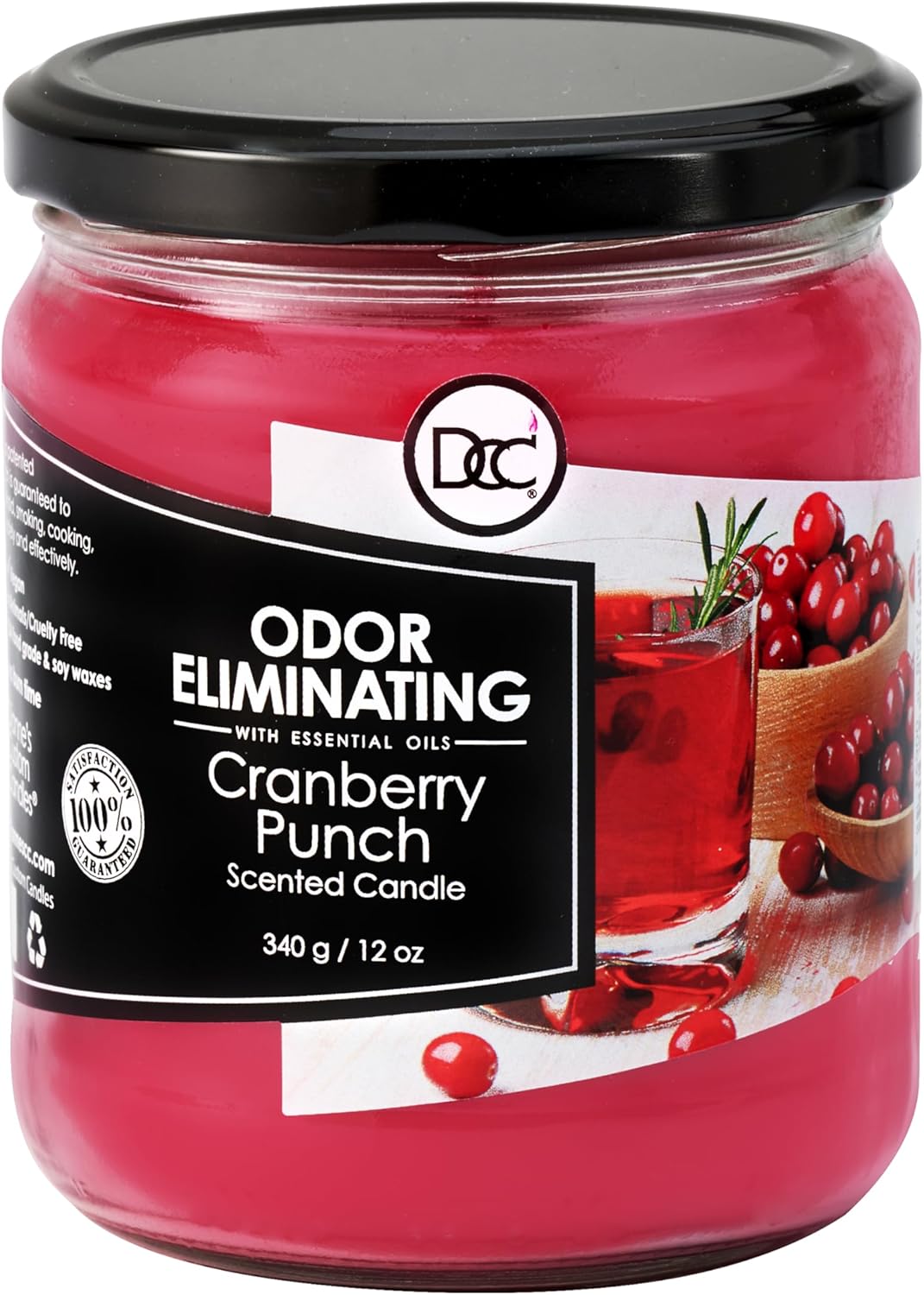Vanilla Bean Odor Eliminating Candle – 80-Hour Burn