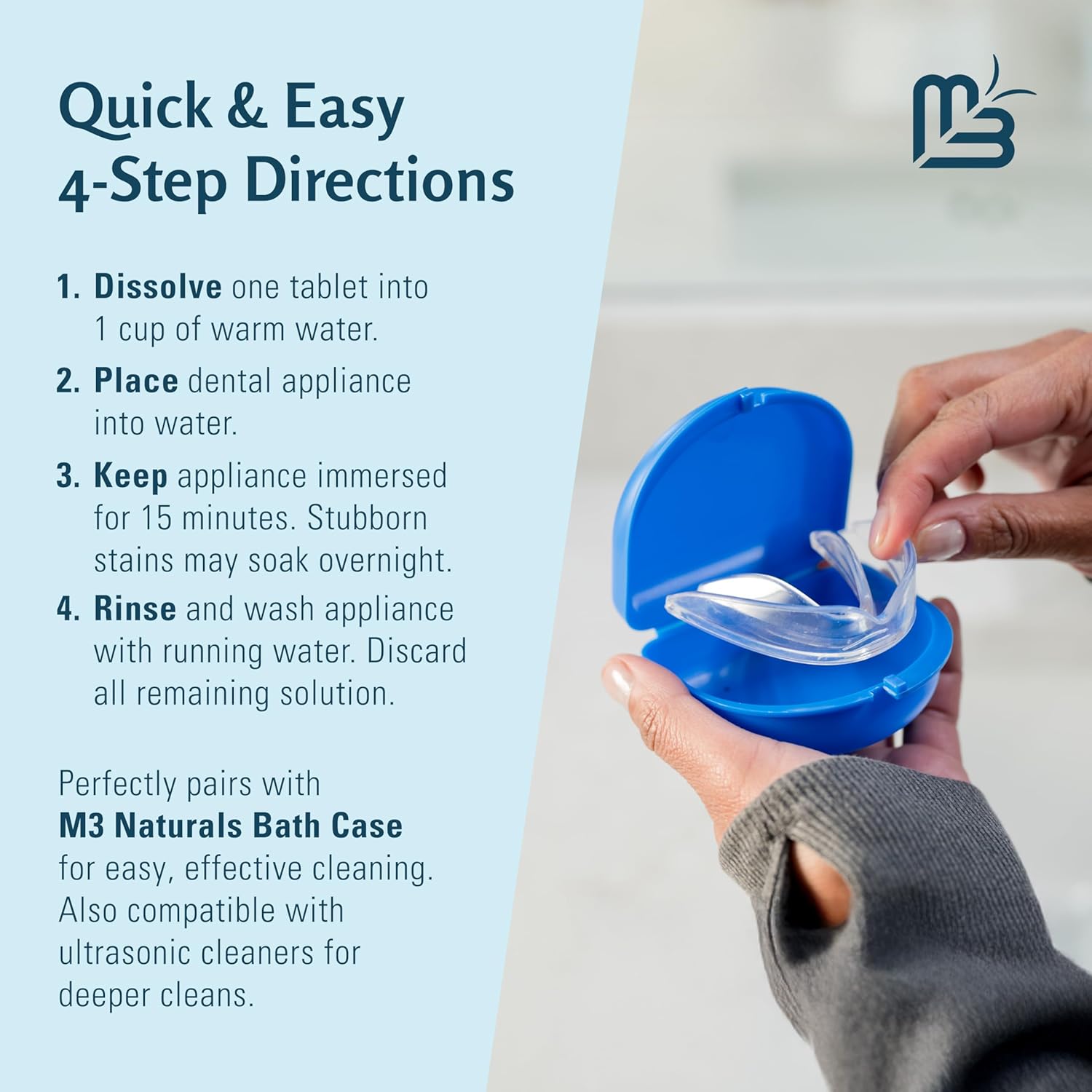 M3 Naturals Retainer Cleaner Tablets