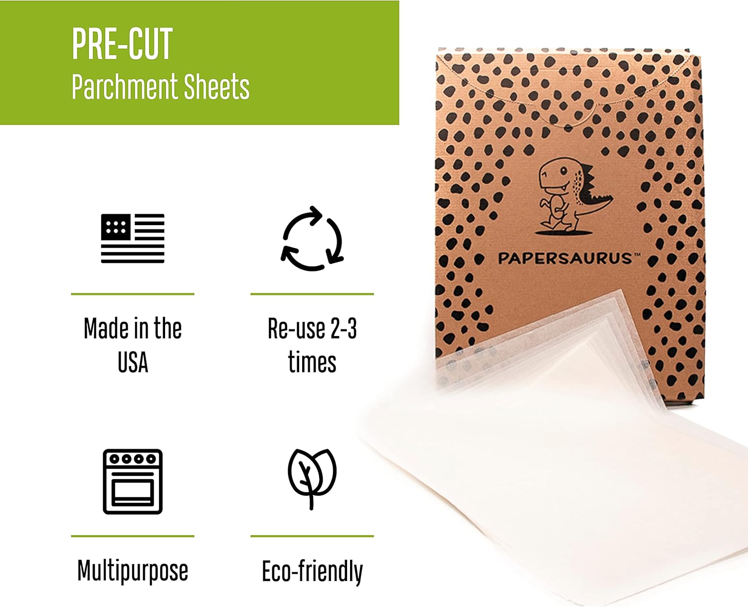 The Paper Store Pre-Cut Parchment Paper Sheets