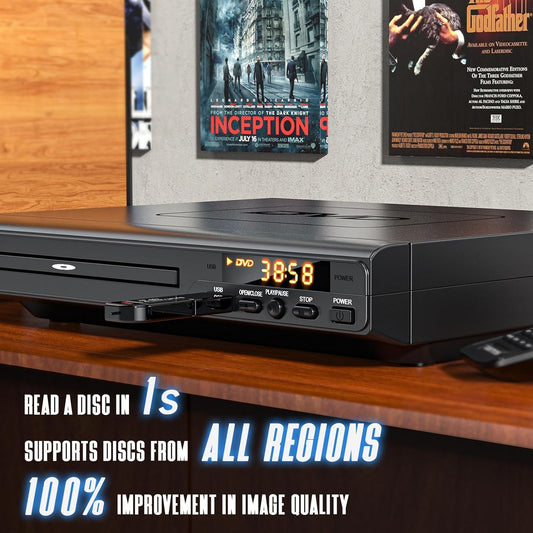 DVD Player with HDMI All Region Simple CD Player