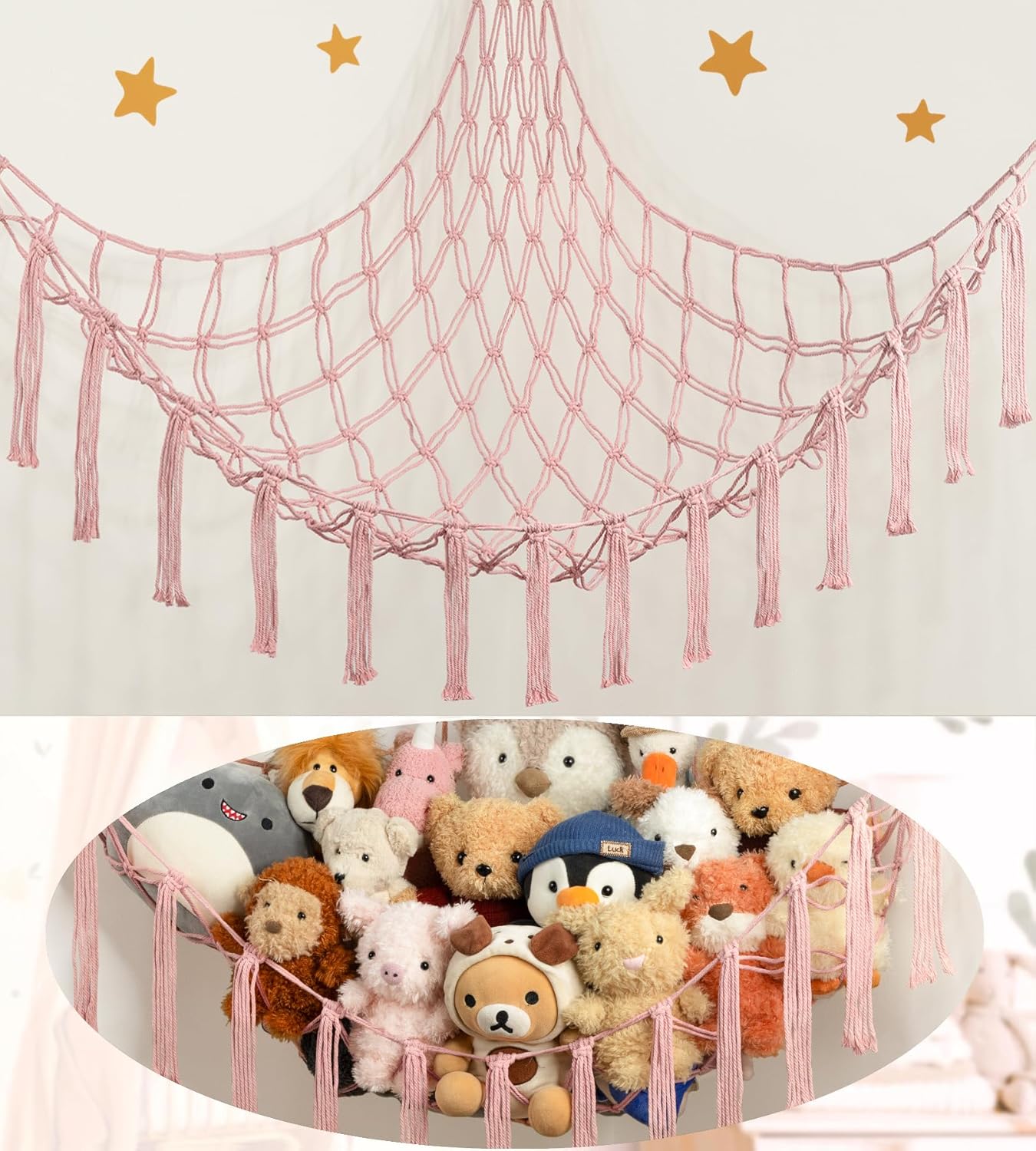 Stuffed Animal Storage Hammock or Net Corner